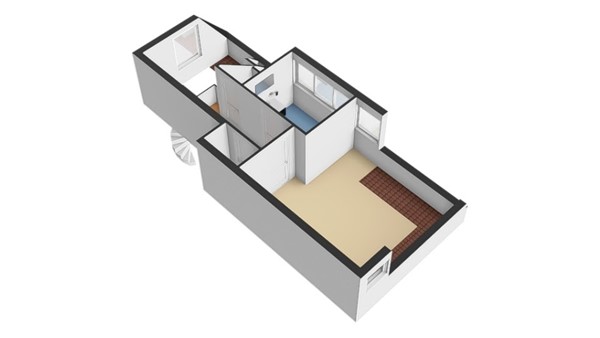Floorplan - Volmarijnstraat 139B, 3021 XN Rotterdam